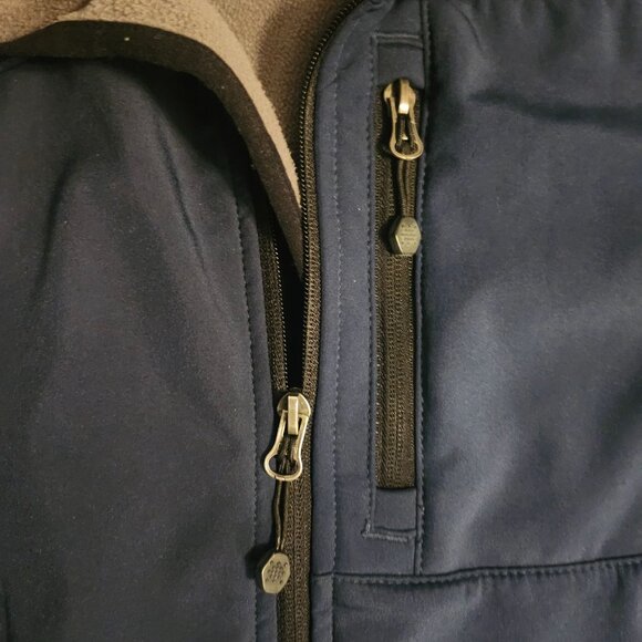 Tahoe Pass Mens Large Blue and Grey Jacket with Zip Pockets AS IS READ - Picture 3 of 12